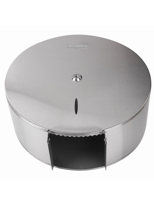 Диспенсер для туалетной бумаги LAIMA PROFESSIONAL INOX, (Система T1) БОЛЬШОЙ, нержавеющая сталь, матовый, 605700
