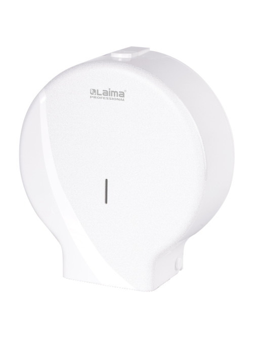 Диспенсер для туалетной бумаги LAIMA PROFESSIONAL ORIGINAL (Система T1), БОЛЬШОЙ, белый, ABS-пластик, 605768
