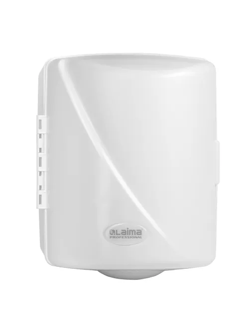 Диспенсер для полотенец с центральной вытяжкой LAIMA PROFESSIONAL ORIGINAL (Система М1/M2), белый, ABS-пластик, 605763