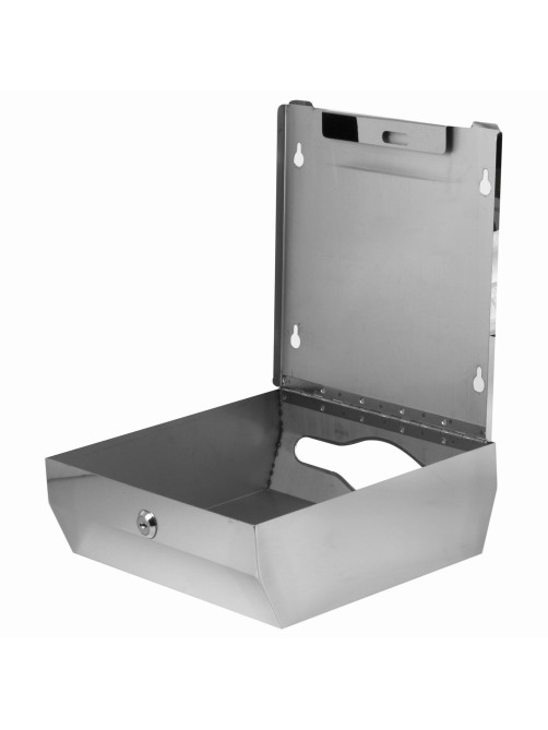 Диспенсер для полотенец LAIMA PROFESSIONAL INOX, (Система H2) Z-сложения, нержавеющая сталь, зеркальный, 605695