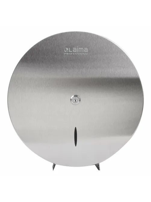 Диспенсер для туалетной бумаги LAIMA PROFESSIONAL INOX, (Система T1) БОЛЬШОЙ, нержавеющая сталь, матовый, 605700
