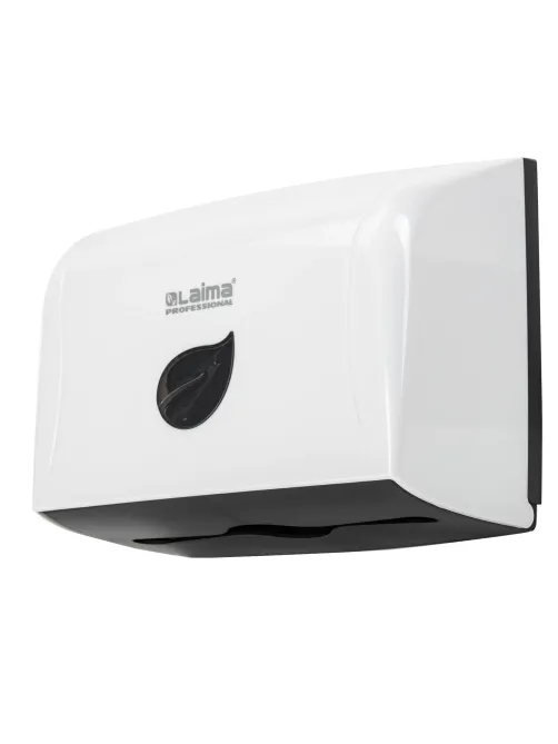 Диспенсер для полотенец LAIMA PROFESSIONAL ECO (Система H3), V-сложения, белый, ABS-пластик, 606548