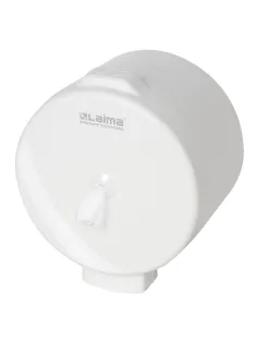 Диспенсер для туалетной бумаги LAIMA PROFESSIONAL ORIGINAL (Система T8), белый, ABS-пластик, 605769
