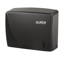 Диспенсер для полотенец LAIMA PROFESSIONAL ORIGINAL (Система H2), Z-сложения, черный, ABS-пластик, 605760