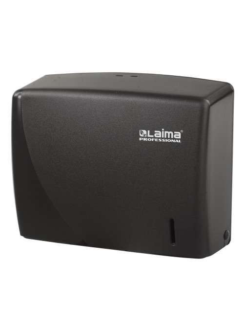 Диспенсер для полотенец LAIMA PROFESSIONAL ORIGINAL (Система H2), Z-сложения, черный, ABS-пластик, 605760