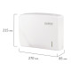 Диспенсер для полотенец LAIMA PROFESSIONAL ORIGINAL (Система H2), Z-сложения, белый, ABS-пластик, 605759