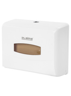 Диспенсер для полотенец LAIMA PROFESSIONAL CLASSIC (Система H2), Z-сложения, белый, ABS, 606678