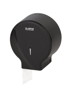 Диспенсер для туалетной бумаги LAIMA PROFESSIONAL ORIGINAL (Система T2), малый, черный, ABS-пластик, 605767