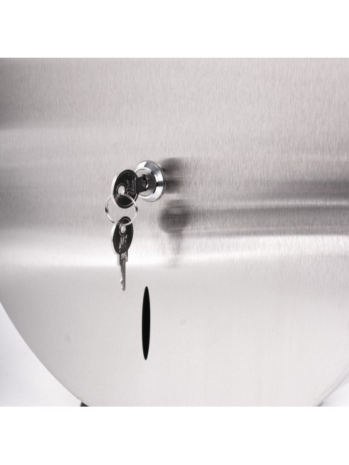 Диспенсер для туалетной бумаги LAIMA PROFESSIONAL INOX, (Система T1) БОЛЬШОЙ, нержавеющая сталь, матовый, 605700