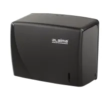Диспенсер для полотенец LAIMA PROFESSIONAL ORIGINAL (Система H3), V-сложения, черный, ABS, 605762
