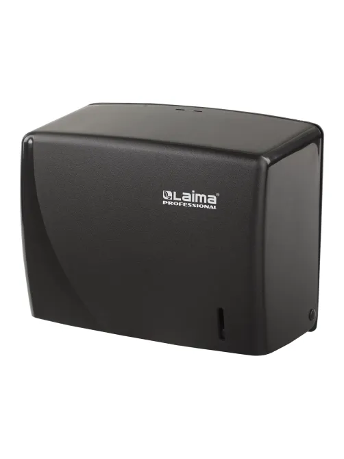 Диспенсер для полотенец LAIMA PROFESSIONAL ORIGINAL (Система H3), V-сложения, черный, ABS, 605762
