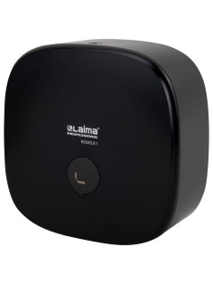 Диспенсер для туалетной бумаги LAIMA PROFESSIONAL PREMIUM BLACK (Система T2), малый, черный, ABS-пластик, 609521