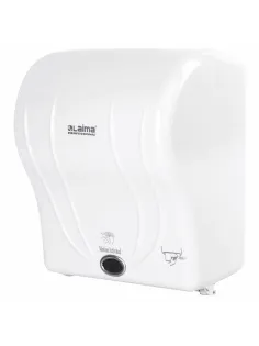 Диспенсер для полотенец в рулонах LAIMA PROFESSIONAL ORIGINAL (Система H1), СЕНСОРНЫЙ, белый, ABS-пластик, 605765
