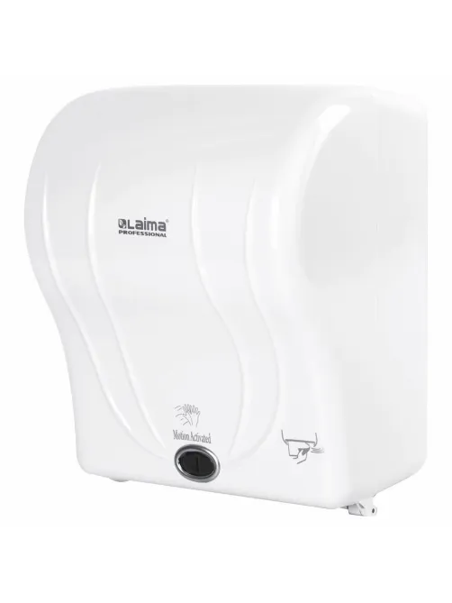 Диспенсер для полотенец в рулонах LAIMA PROFESSIONAL ORIGINAL (Система H1), СЕНСОРНЫЙ, белый, ABS-пластик, 605765