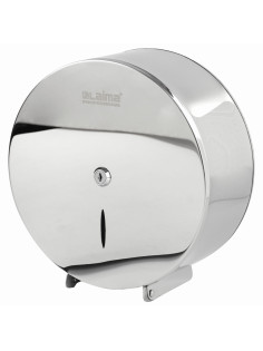 Диспенсер для туалетной бумаги LAIMA PROFESSIONAL INOX, (Система T2) малый, нержавеющая сталь, зеркальный, 605699