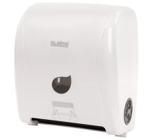 Диспенсер для полотенец в рулонах LAIMA PROFESSIONAL ECO (Система H1), механический, белый, ABS-пластик, 606550