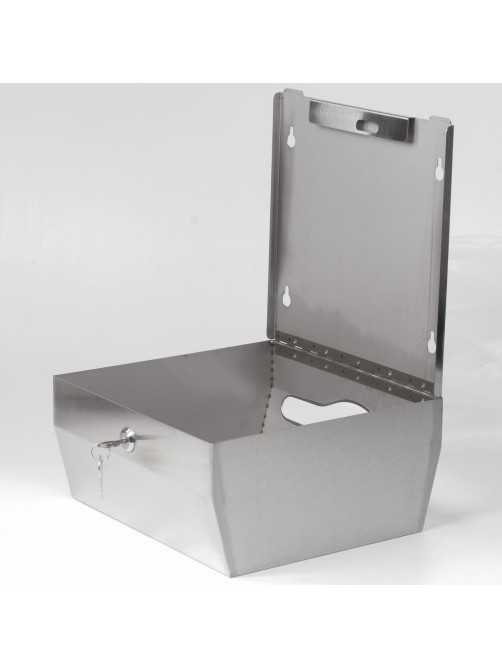 Диспенсер для полотенец LAIMA PROFESSIONAL INOX, (Система H3) V-сложения, нержавеющая сталь, матовый, 605696