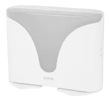 Диспенсер для полотенец EXTRA LAIMA PROFESSIONAL, (Система H2), Z-сложения, белый, ABS-пластик, 609472