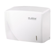 Диспенсер для полотенец LAIMA PROFESSIONAL ORIGINAL (Система H3), V-сложения, белый, ABS, 605761