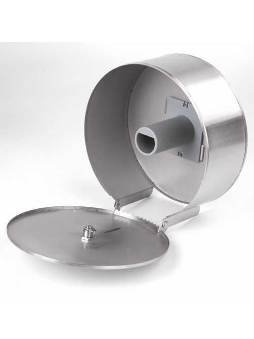 Диспенсер для туалетной бумаги LAIMA PROFESSIONAL INOX, (Система T2) малый, нержавеющая сталь, матовый, 605698