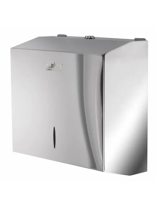 Диспенсер для полотенец LAIMA PROFESSIONAL INOX, (Система H3) V-сложения, нержавеющая сталь, зеркальный, 605697