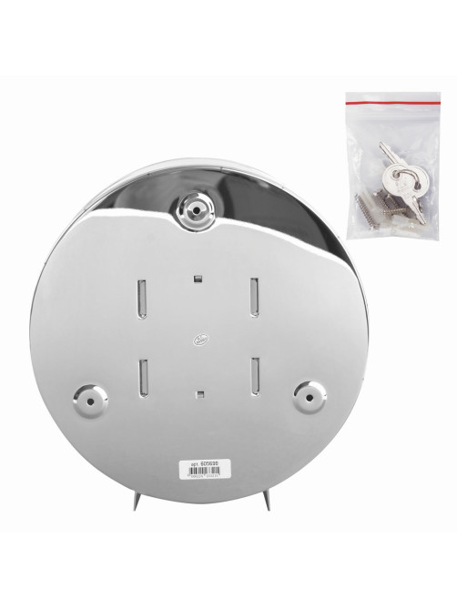 Диспенсер для туалетной бумаги LAIMA PROFESSIONAL INOX, (Система T2) малый, нержавеющая сталь, зеркальный, 605699