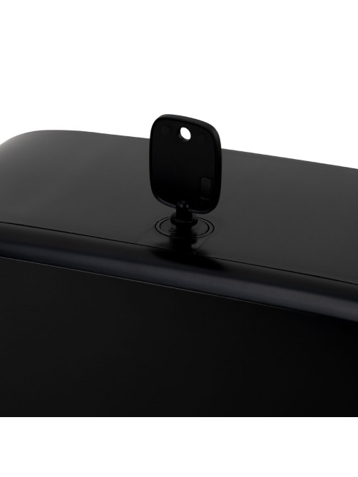 Диспенсер для полотенец LAIMA PROFESSIONAL PREMIUM BLACK (Система H3), V-сложения, черный, ABS-пластик, 609523