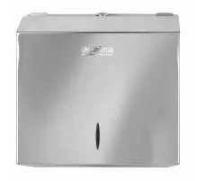 Диспенсер для полотенец LAIMA PROFESSIONAL INOX, (Система H3) V-сложения, нержавеющая сталь, зеркальный, 605697