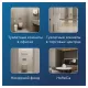 Салфетки 200 шт. PROtissue (Система N4) PREMIUM, 2-слойные, КОМПЛЕКТ 20 шт., 21х16 см, V-сложение, белые, C251, С251