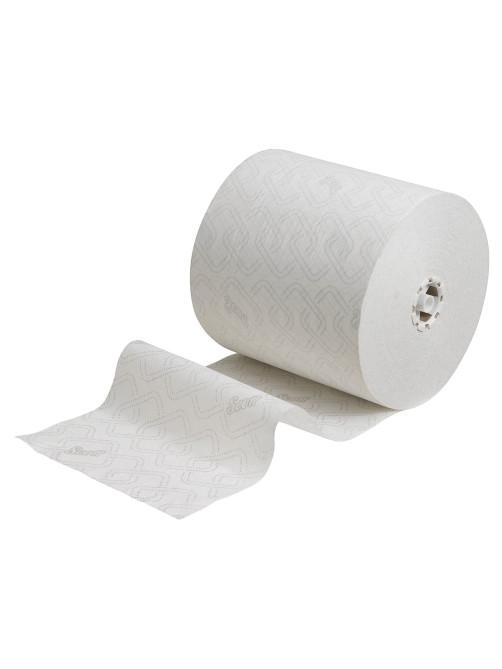 Полотенца бумажные рулонные KIMBERLY-CLARK Scott, КОМПЛЕКТ 6 шт., 350 м, белые, 6691