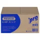 Полотенца бумажные 200 шт., PROtissue (H3) PREMIUM, 2-слойные, белые, КОМПЛЕКТ 20 пачек, 22х21 см, V-сложение, С197