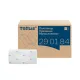 Полотенца бумажные 200 шт., Tellus/TORK (H3) ADVANCED, КОМПЛЕКТ 20 пачек, 2-слойные, белые, 23х23 см, V-сложение, 290184