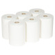 Полотенца бумажные рулонные KIMBERLY-CLARK Scott, КОМПЛЕКТ 6 шт., Slimroll, 190 м, белые, 6697