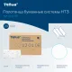 Полотенца бумажные 250 шт., Tellus/TORK (H3) UNIVERSAL, КОМПЛЕКТ 20 пачек, белые, 23х23 см, V-сложение, 120108