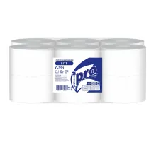 Полотенца бумажные с центральной вытяжкой 275 м PROtissue (M2) COMFORT, 1-слойные, с перфорацией, КОМПЛЕКТ 6 рулонов, C351, С351