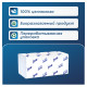 Полотенца бумажные 250 шт., PROtissue (H3) COMFORT, 1-слойные, белые, КОМПЛЕКТ 20 пачек, 22x21, V-сложение, C193, С193