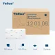 Полотенца бумажные 250 шт., Tellus/TORK (H3) UNIVERSAL, КОМПЛЕКТ 20 пачек, белые, 23х23 см, V-сложение, 120108
