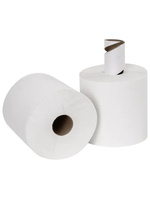 Полотенца бумажные с центральной вытяжкой 300 м, LAIMA (Система M2) UNIVERSAL WHITE, 1-слойные, белые, КОМПЛЕКТ 6 рулонов, 112506