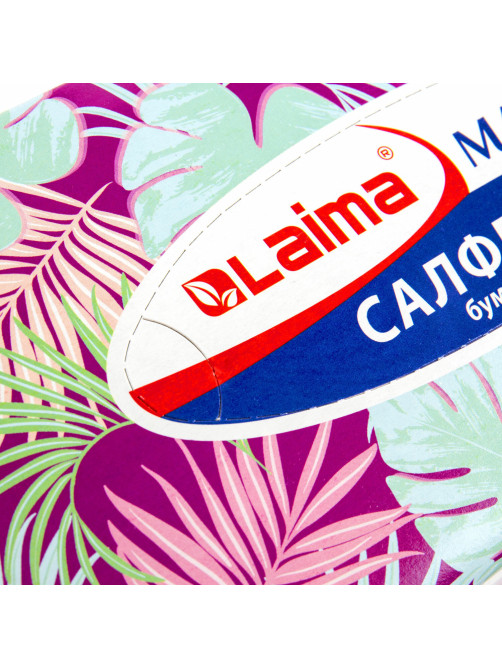 Салфетки косметические 200 шт. в картонном боксе 2-слойные, LAIMA 