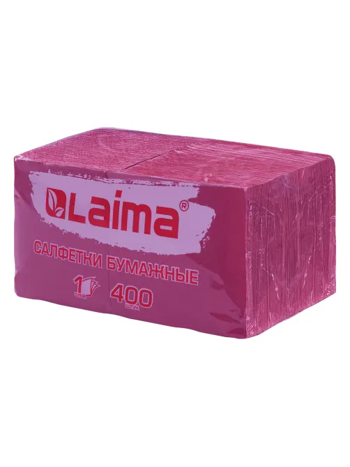 Салфетки бумажные 400 шт., 24х24 см, 