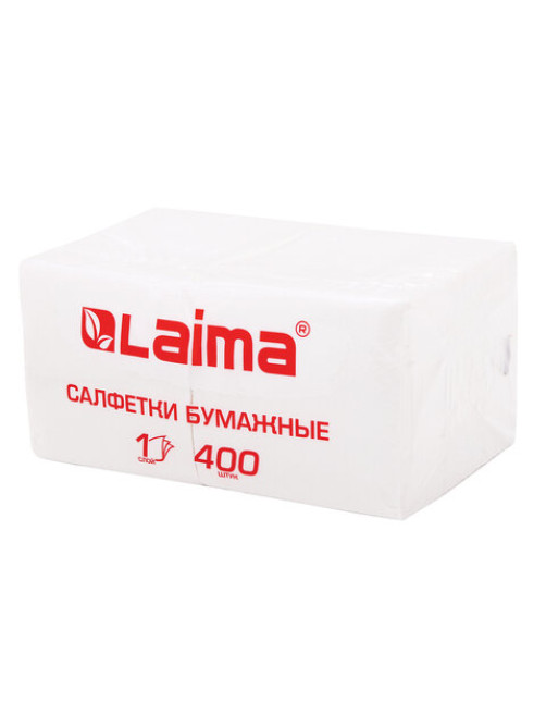 Салфетки бумажные 400 шт., 24х24 см, 