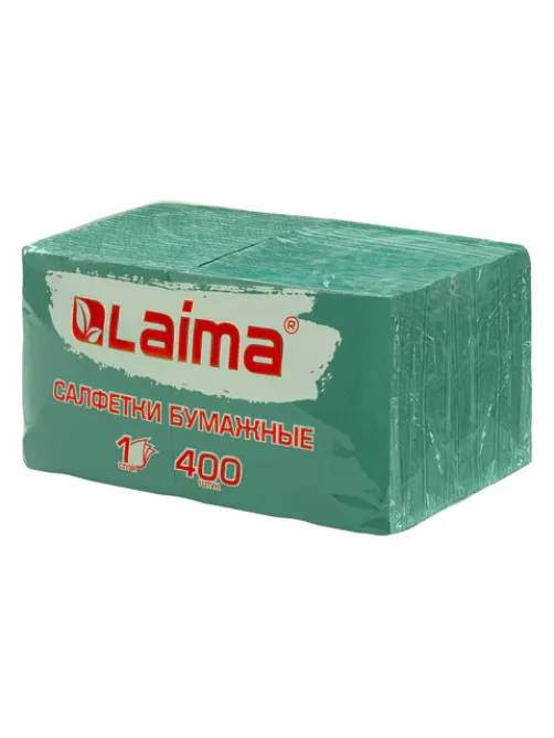 Салфетки бумажные 400 шт., 24х24 см, 