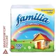 Салфетки бумажные 100 шт., 24x23 см, FAMILIA, белые, 100% целлюлоза, 5080553