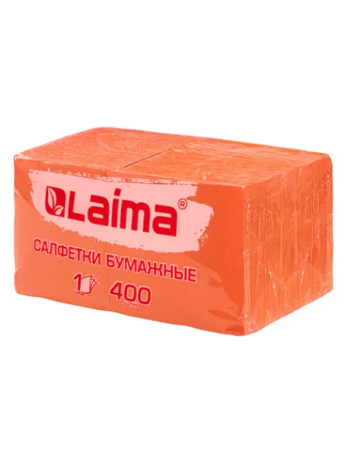 Салфетки бумажные 400 шт., 24х24 см, 