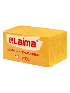 Салфетки бумажные 400 шт., 24х24 см, 