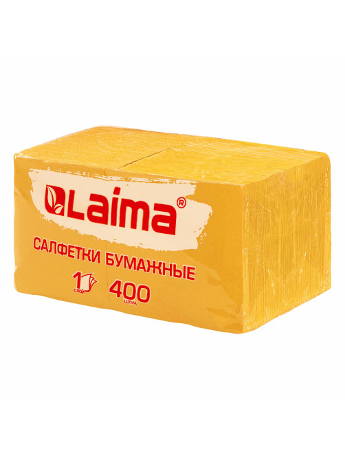 Салфетки бумажные 400 шт., 24х24 см, 