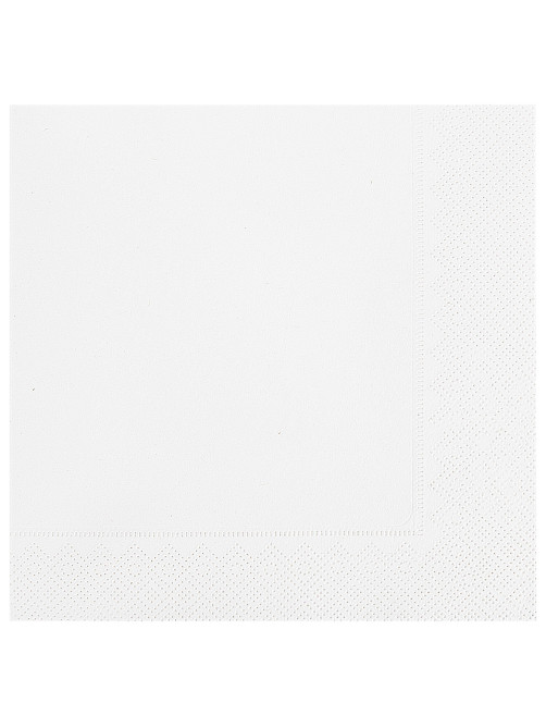Салфетки бумажные 3-х слойные, 33x33 см, 200 штук в упаковке, 1/4 сложение, LAIMA, белые, 116659