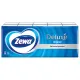 Платочки бумажные носовые ZEWA Deluxe 3-слойные, СПАЙКА 10 пачек по 10 шт., 21х21 см, 51174