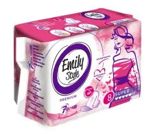Прокладки женские гигиенические 8 шт., EMILY STYLE 