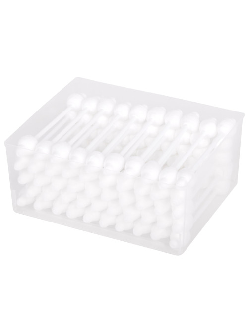 Ватные палочки детские 50 шт., с ограничителем, ЗОЛОТОЙ ИДЕАЛ, 100% хлопок, 116532